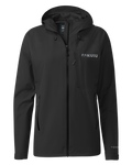 Front of Women's Chugach TR Rain Jacket in Black