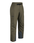 Front of Women's Chugach Rain Pant in Ash Brown Color