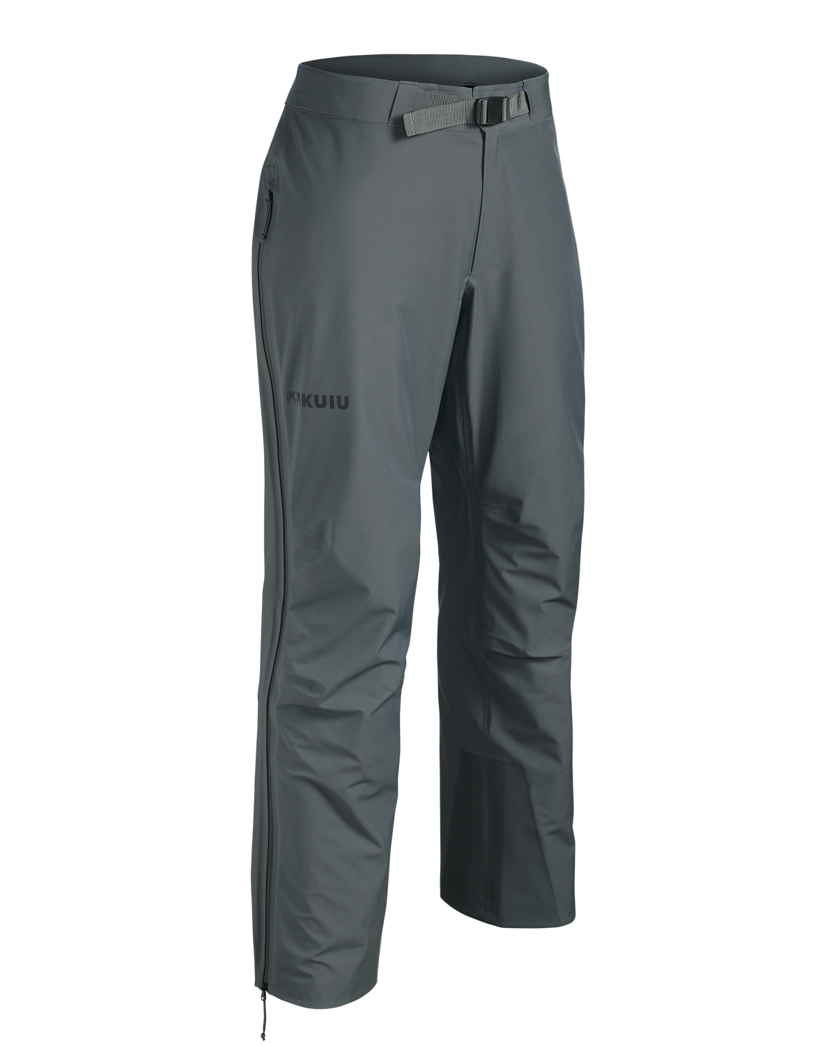 Front of Women's Chugach Rain Pant in Gunmetal