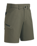 Front of of Switchback 10″ Short in Ash Brown