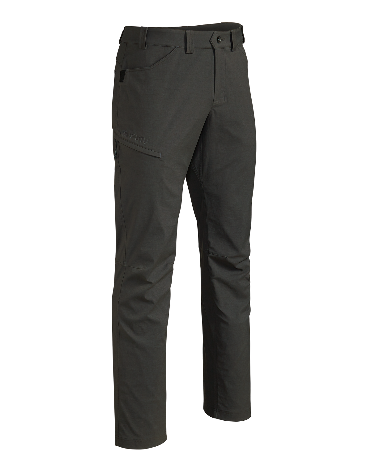 Front of Switchback Pant in Asphalt Grey