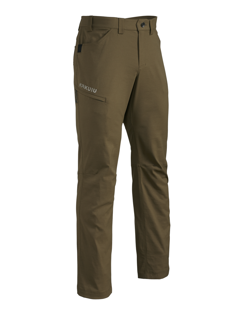 Front of Switchback Pant in Bourbon Brown