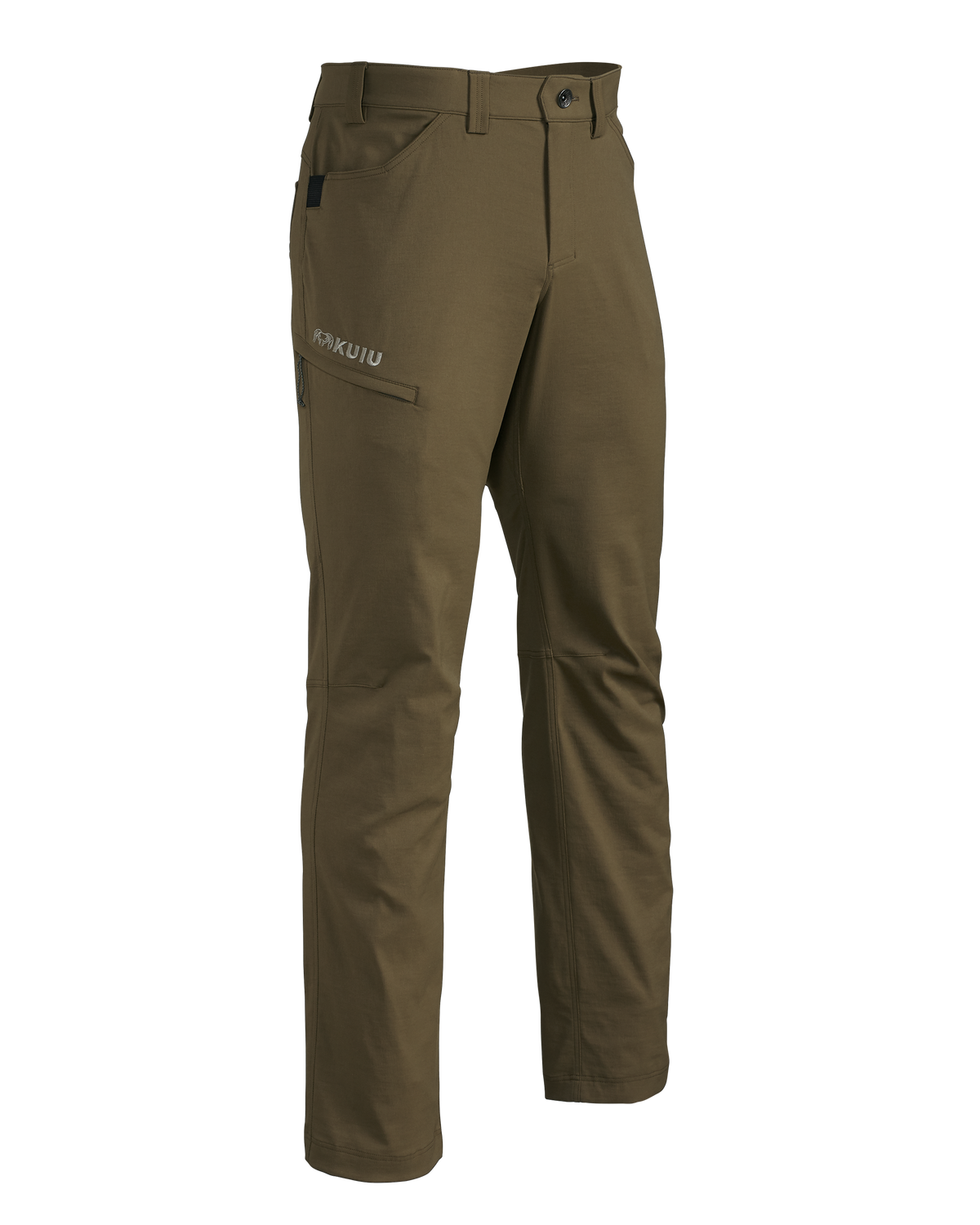 Front of Switchback Pant in Bourbon Brown