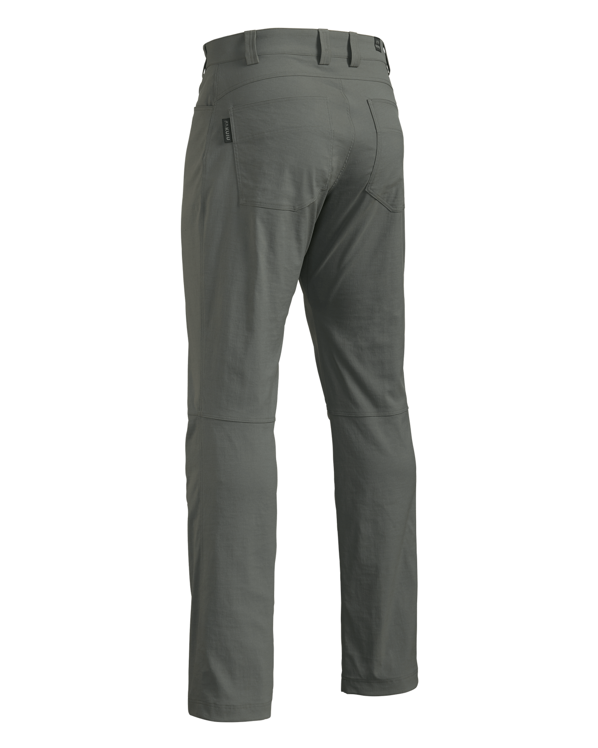 Back of Switchback Pant in Stone Grey