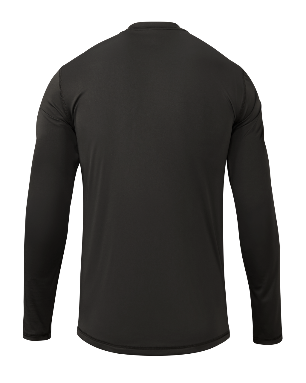 Back of Velocity LS Crew in Asphalt Grey