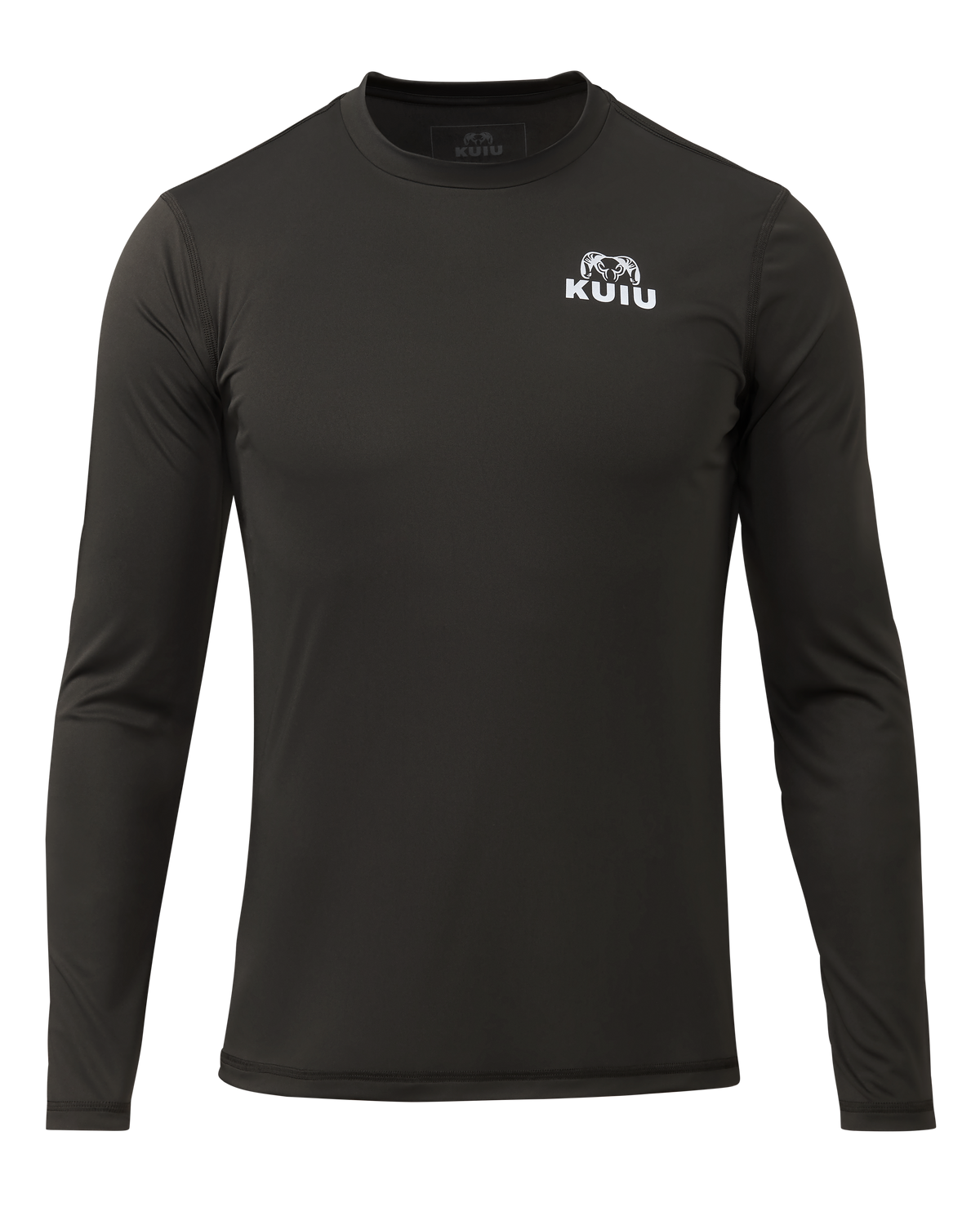Front of Velocity LS Crew in Asphalt Grey