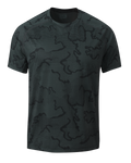 Front of TrailTrainer Short Sleeve Crew in Dark Iron Tonal
