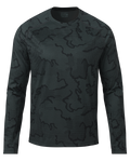 Front of TrailTrainer Long Sleeve Crew in Dark Iron Tonal