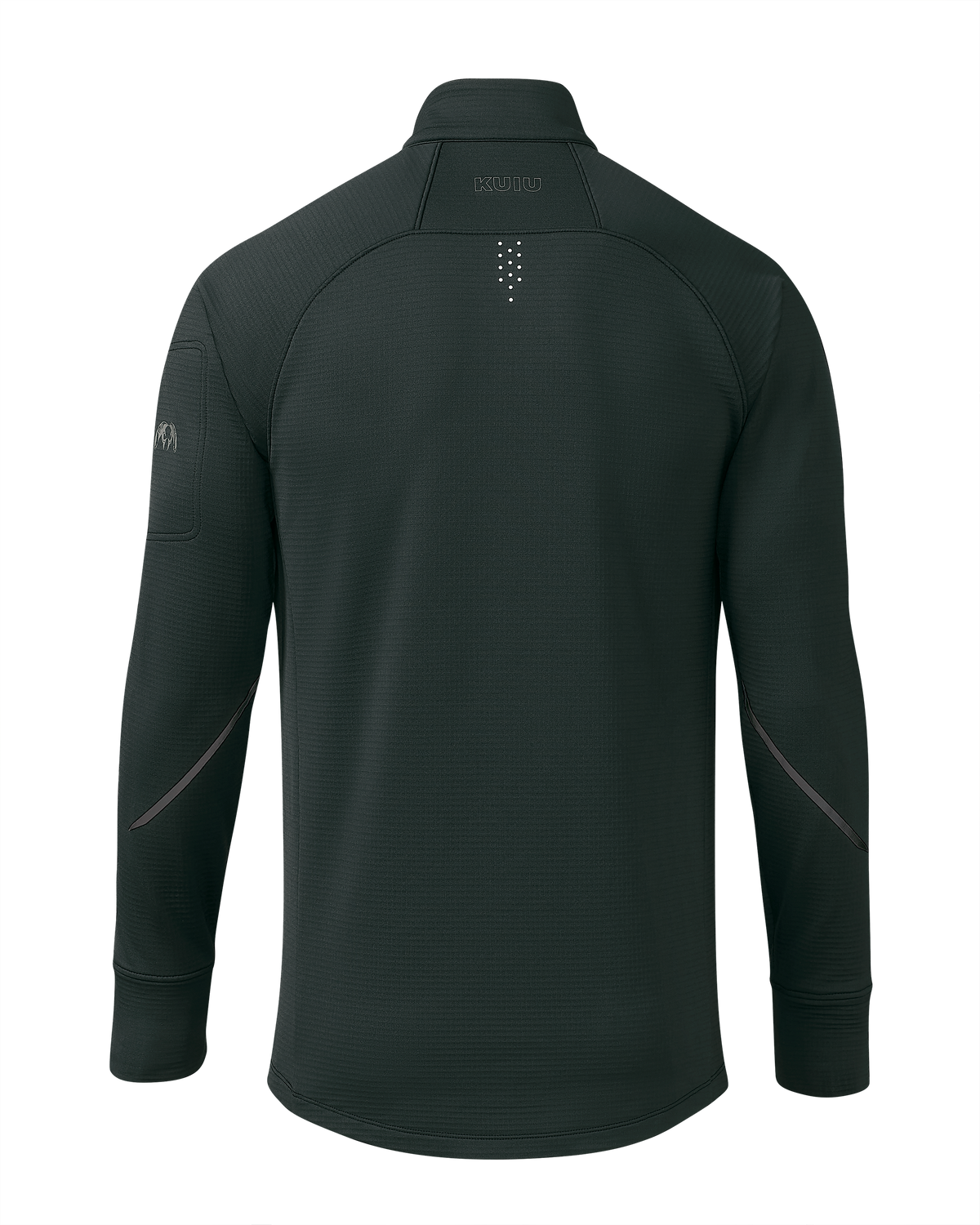 Back of EnduroTrainer Zip-T in Dark Iron