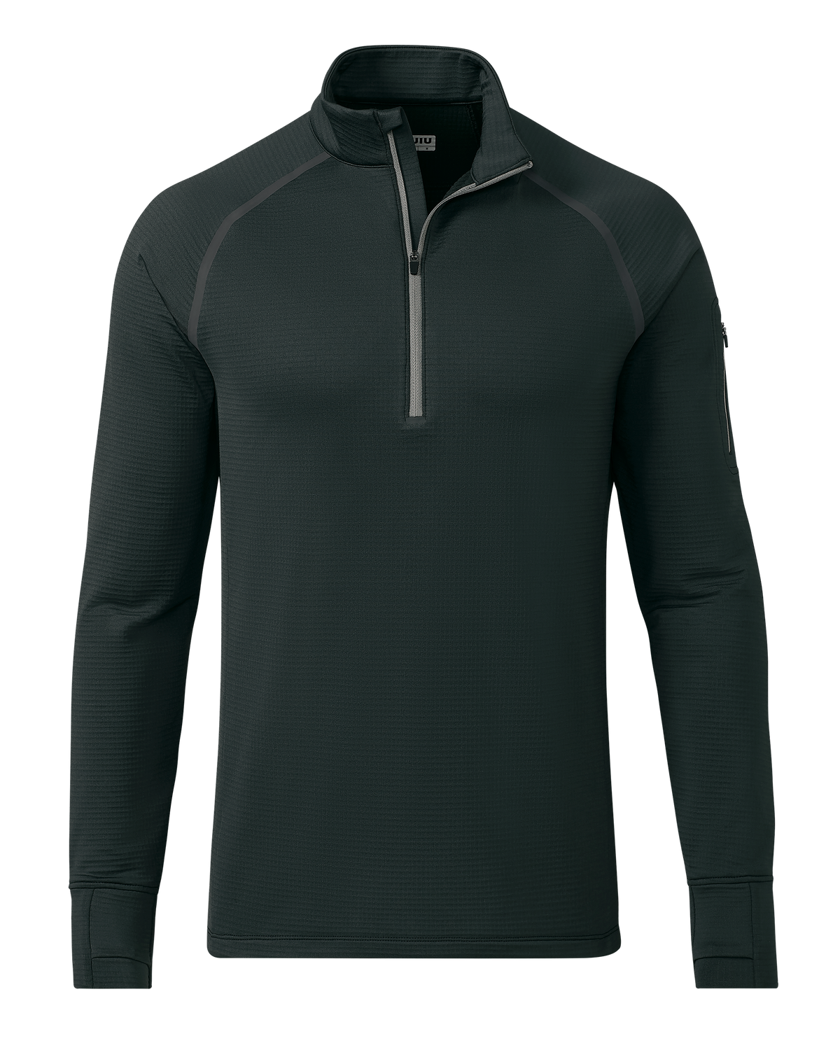 Front of EnduroTrainer Zip-T in Dark Iron