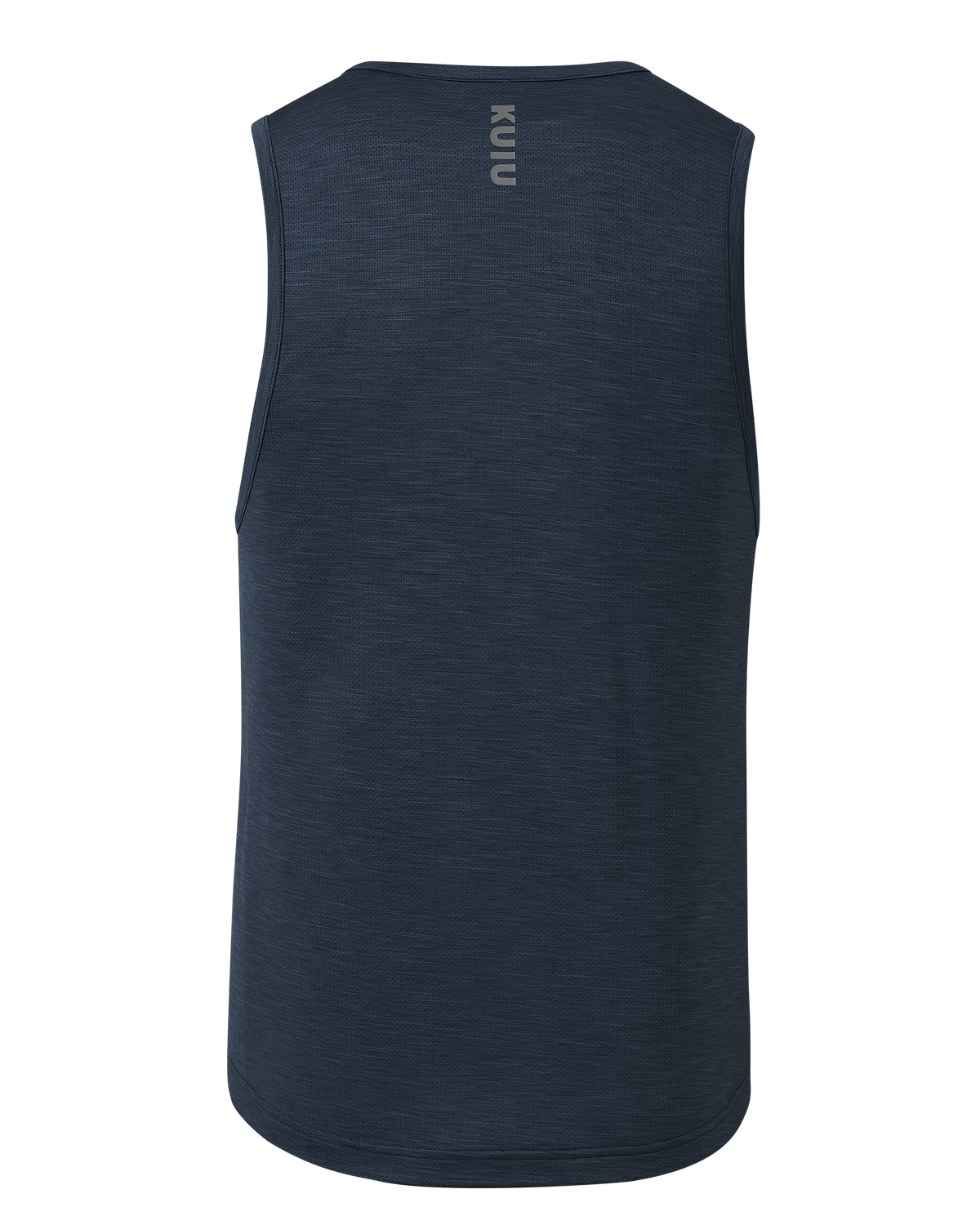 Back of EnduroMesh Tank in Midnight Blue Heather
