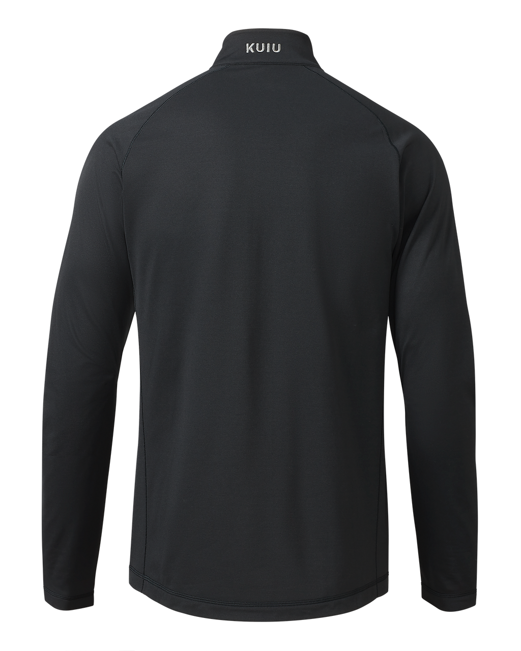 Back of TrailTrainer Fleece Zip-T in Black
