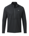 Front of TrailTrainer Fleece Zip-T in Black