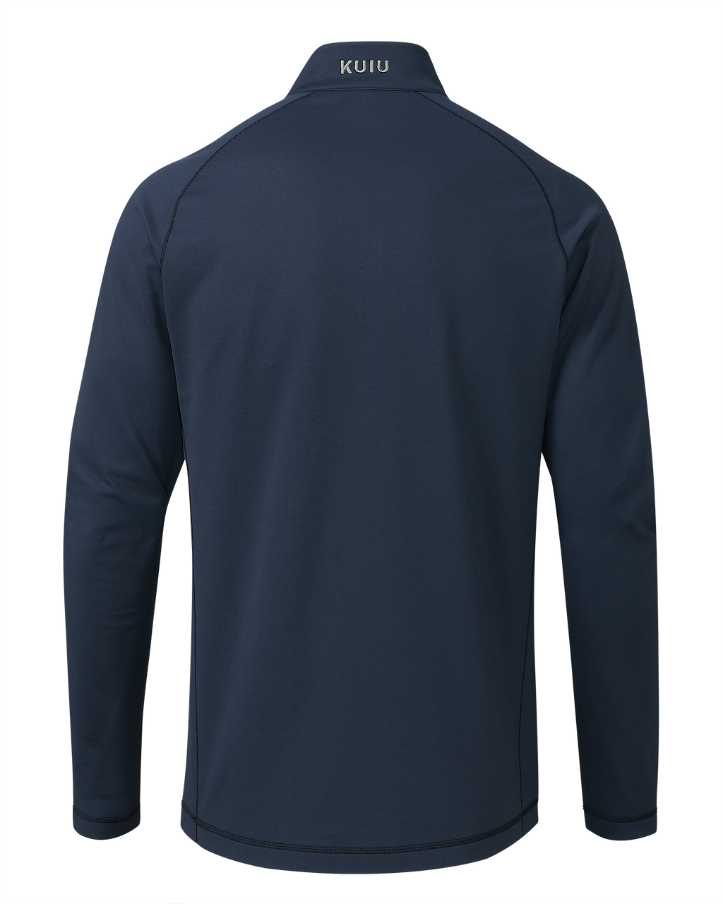 Back of TrailTrainer Fleece Zip-T in Steel Blue