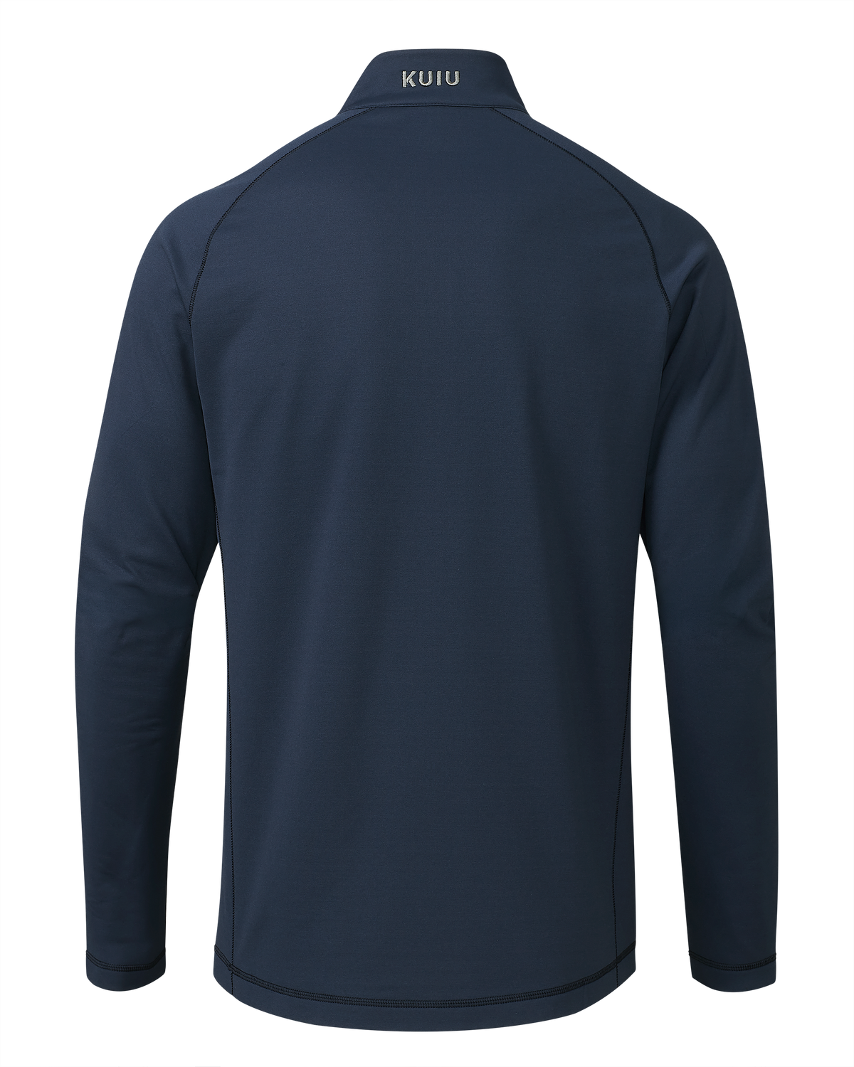Back of TrailTrainer Fleece Zip-T in Steel Blue