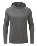 Front of Workgrade Sun Hoodie in Castle Rock Grey