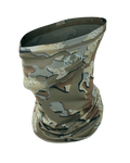 Front of Gila Neck Gaiter in Valo Camouflage