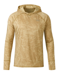 Front of Gila LS Hoodie Gritstone in Dune Gritstone