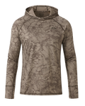 Front of Gila LS Hoodie Gritstone in Silt Gritstone