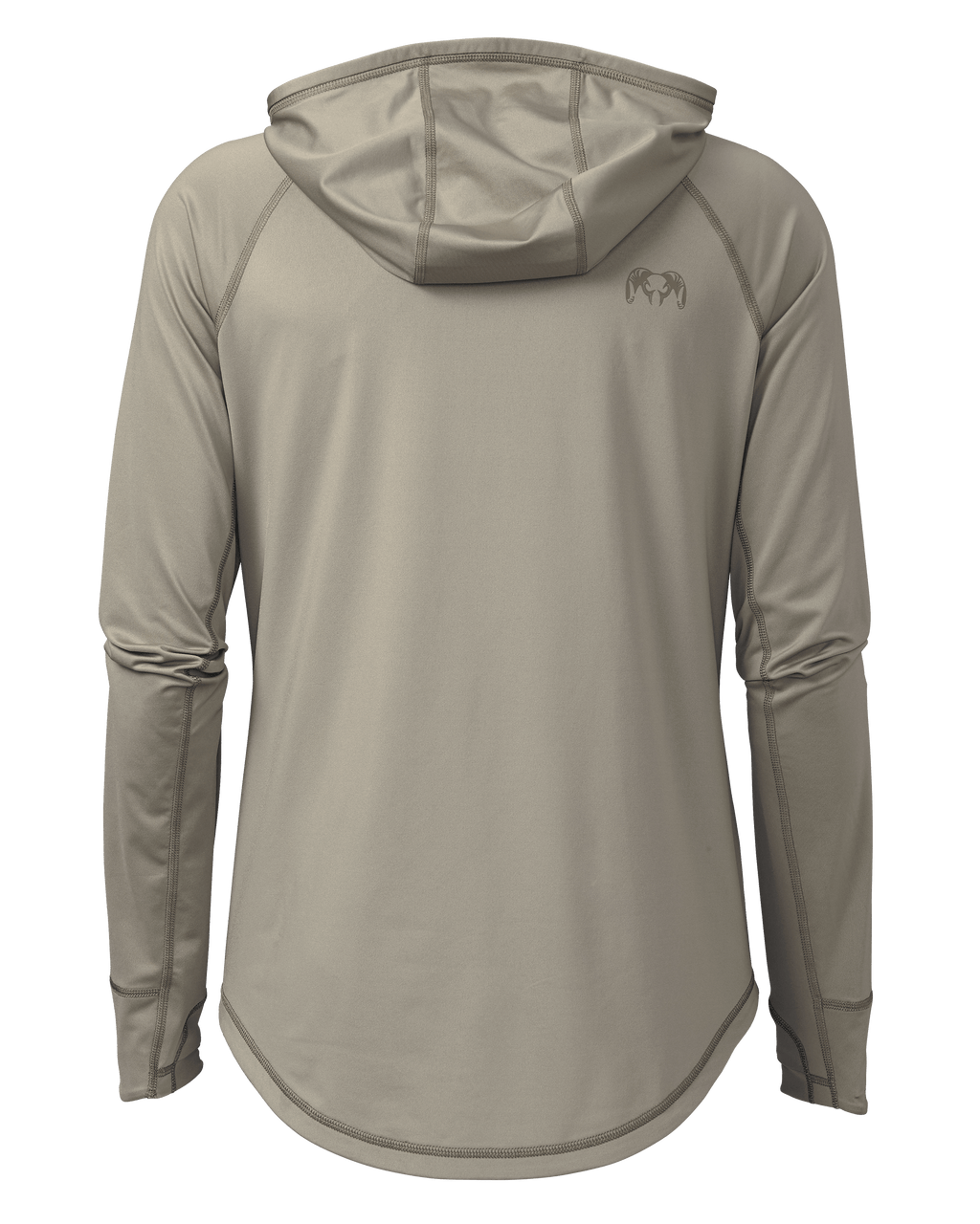 Back of Women's Gila Long Sleeve Hoodie in Bonie