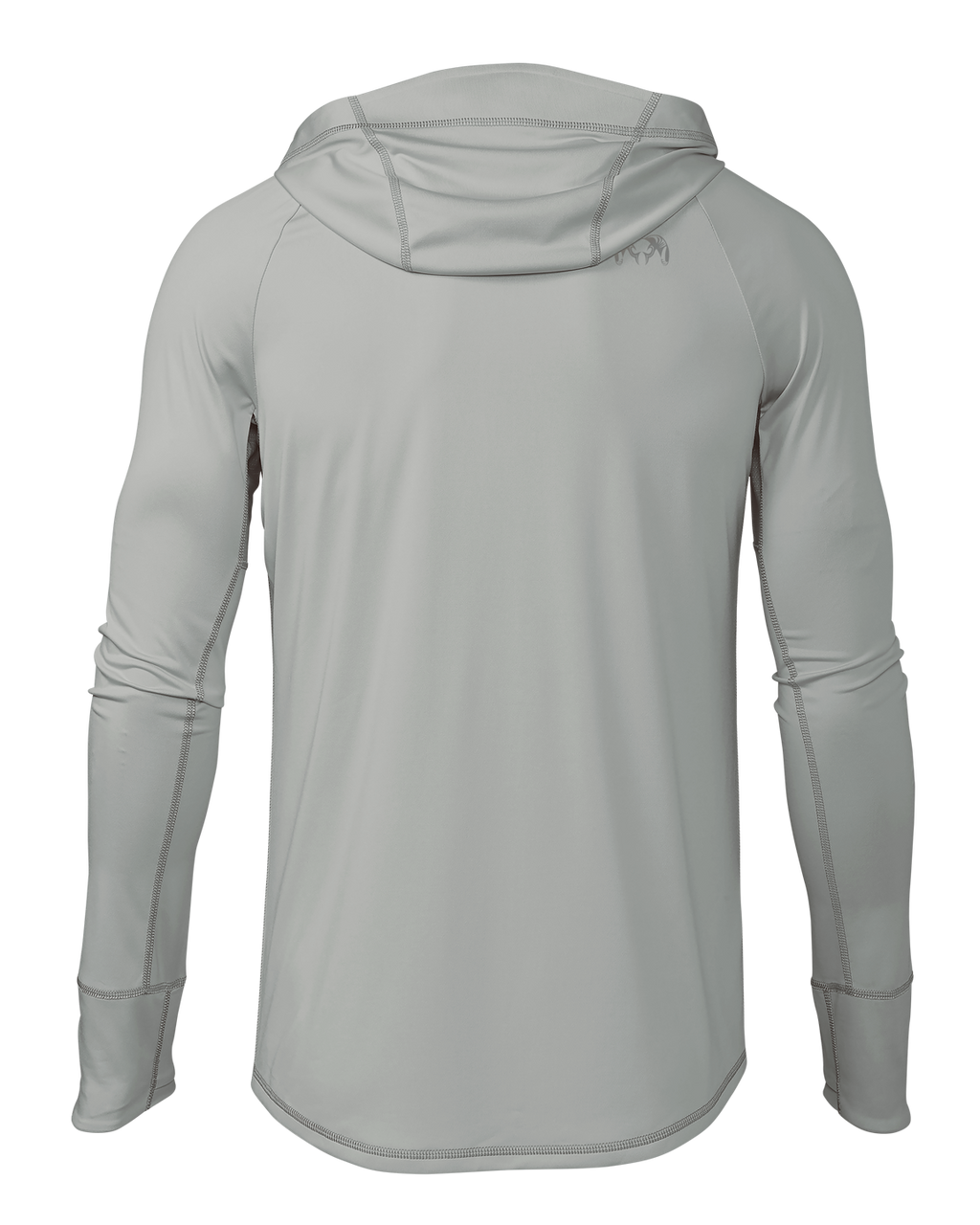 Back of Gila PRO LS Hoodie in Talus Grey
