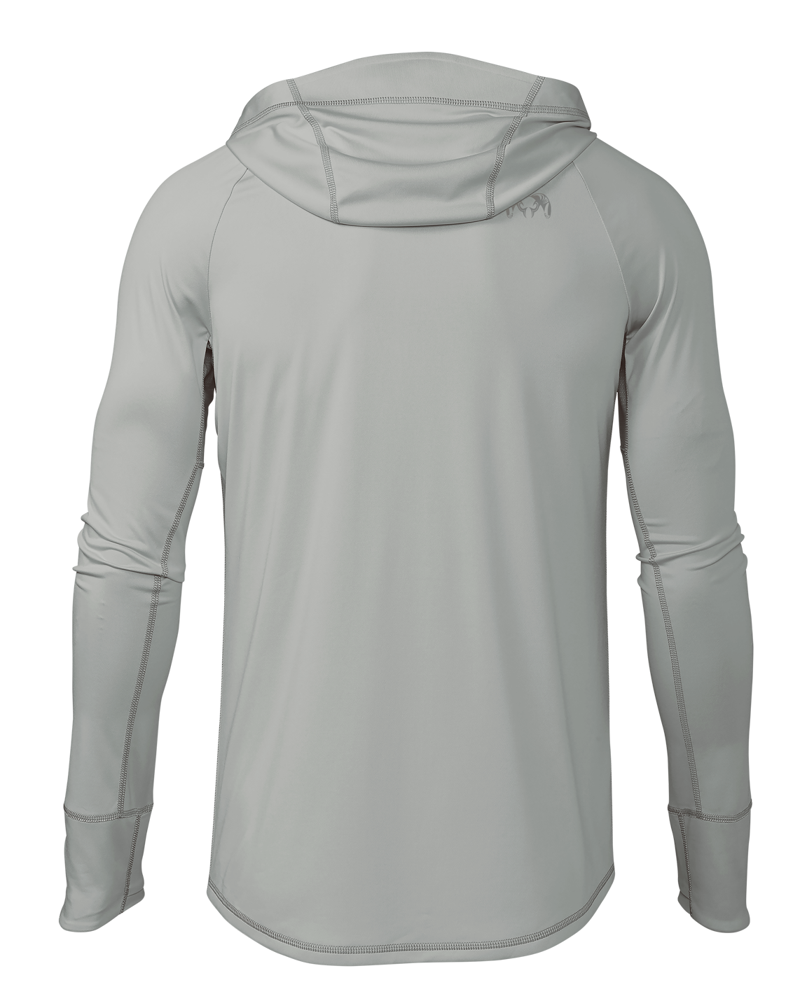 Back of Gila PRO LS Hoodie in Talus Grey