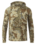 Front of Gila Pro Long Sleeve Hoodie in Valo Camouflage