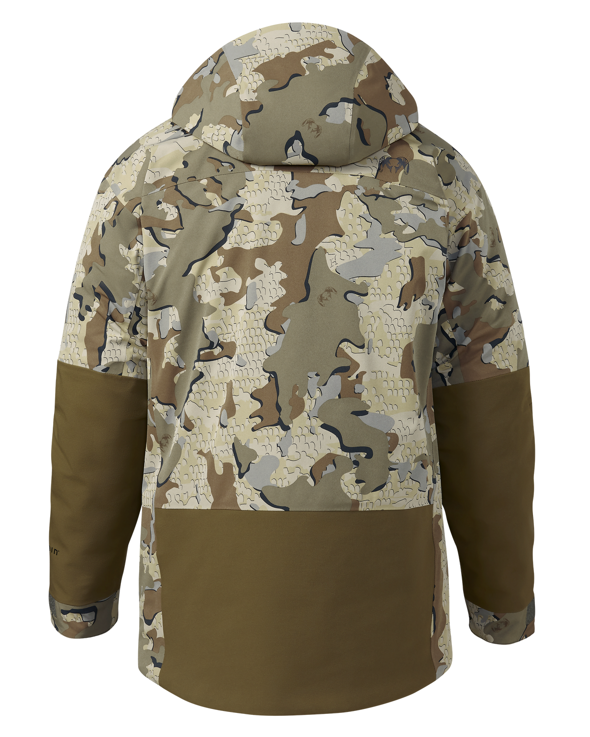 Back of Paragon Storm Shell Parka in Valo Camouflage