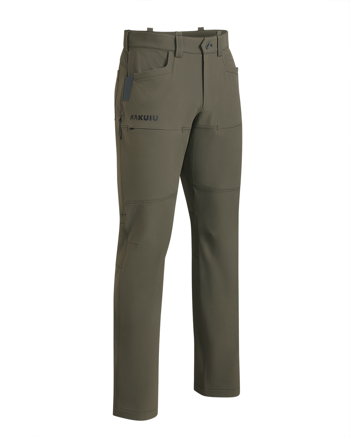 Front of Reed Pant in Ash Brown