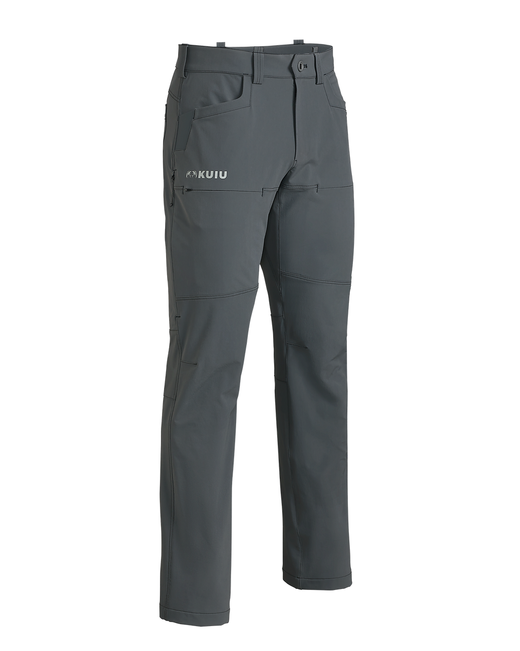 Front of Reed Pant in Gunmetal Grey