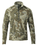 Front of Encounter 200 Fleece Zip-T in Valo Camouflage