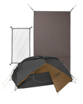 Mountain Star 2 Person Tent Set in Gunmetal-Camel